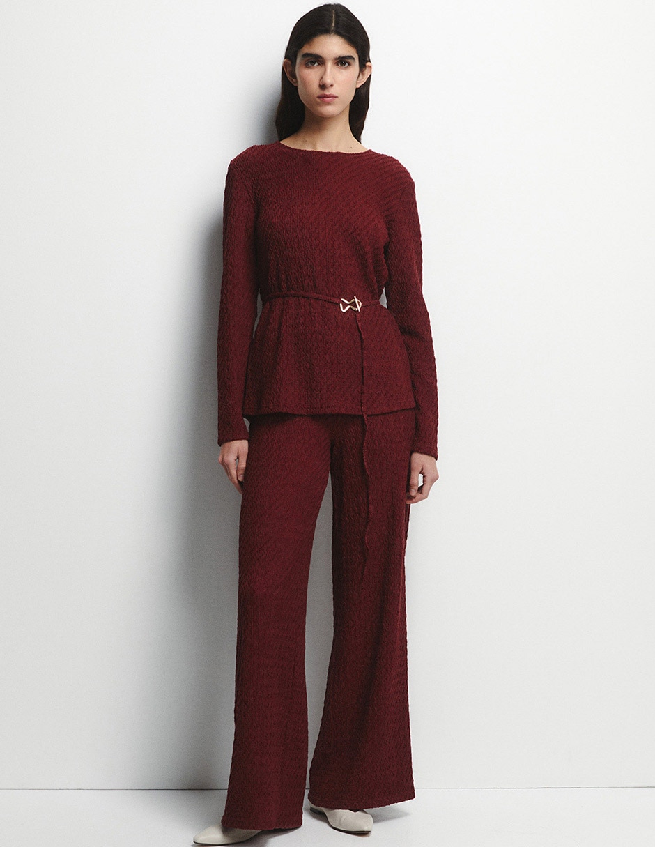 Blusa Sfera manga larga para mujer