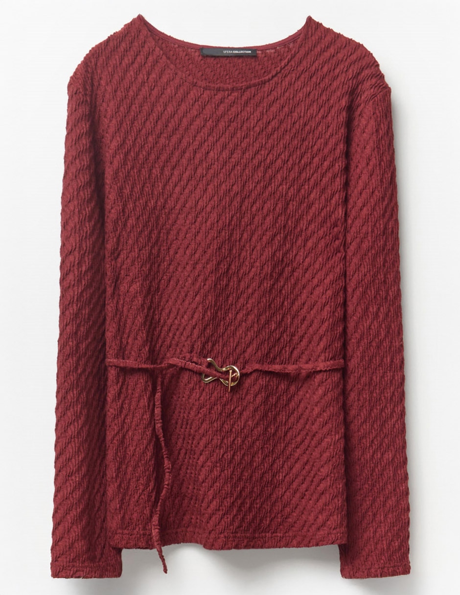 Blusa Sfera manga larga para mujer