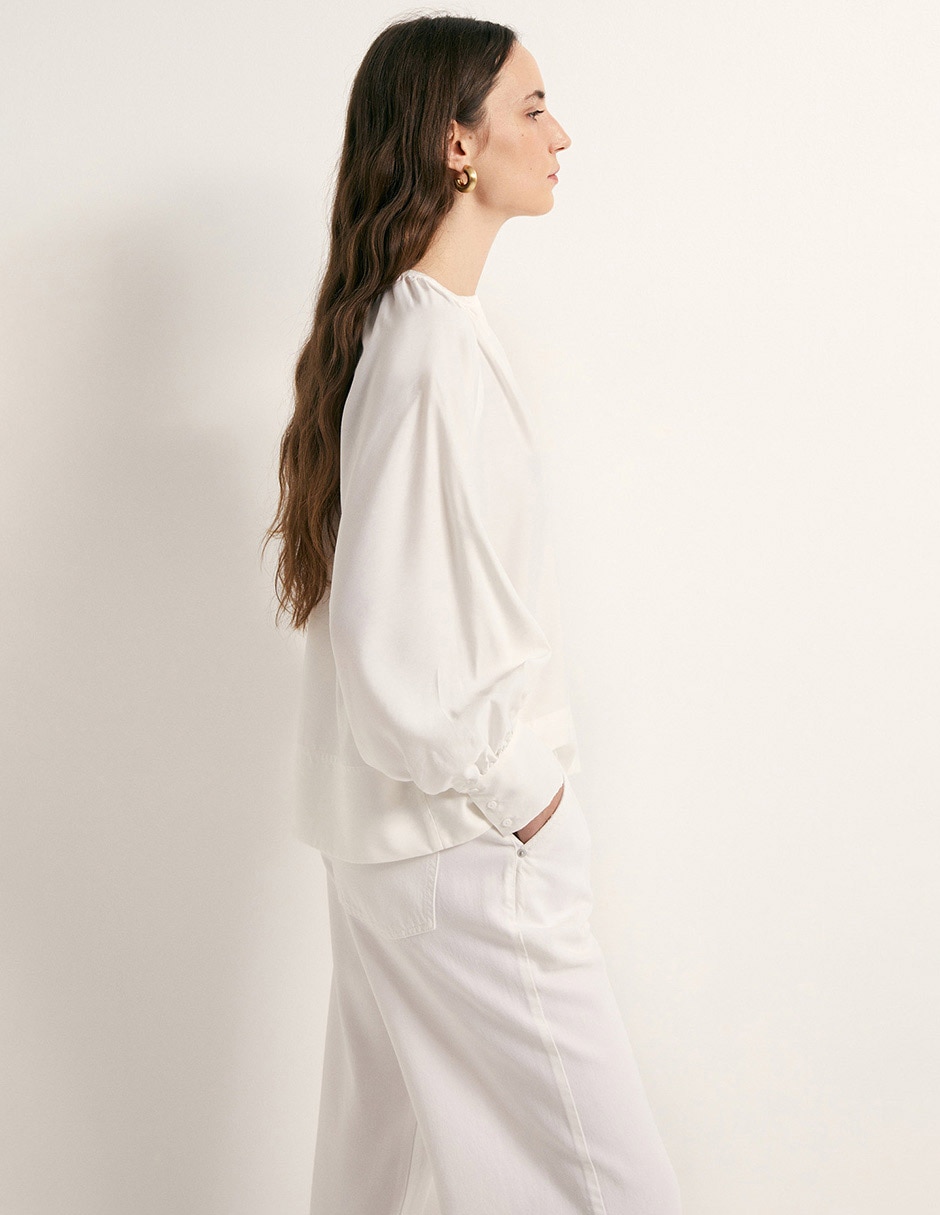 Blusa manga larga para mujer 4