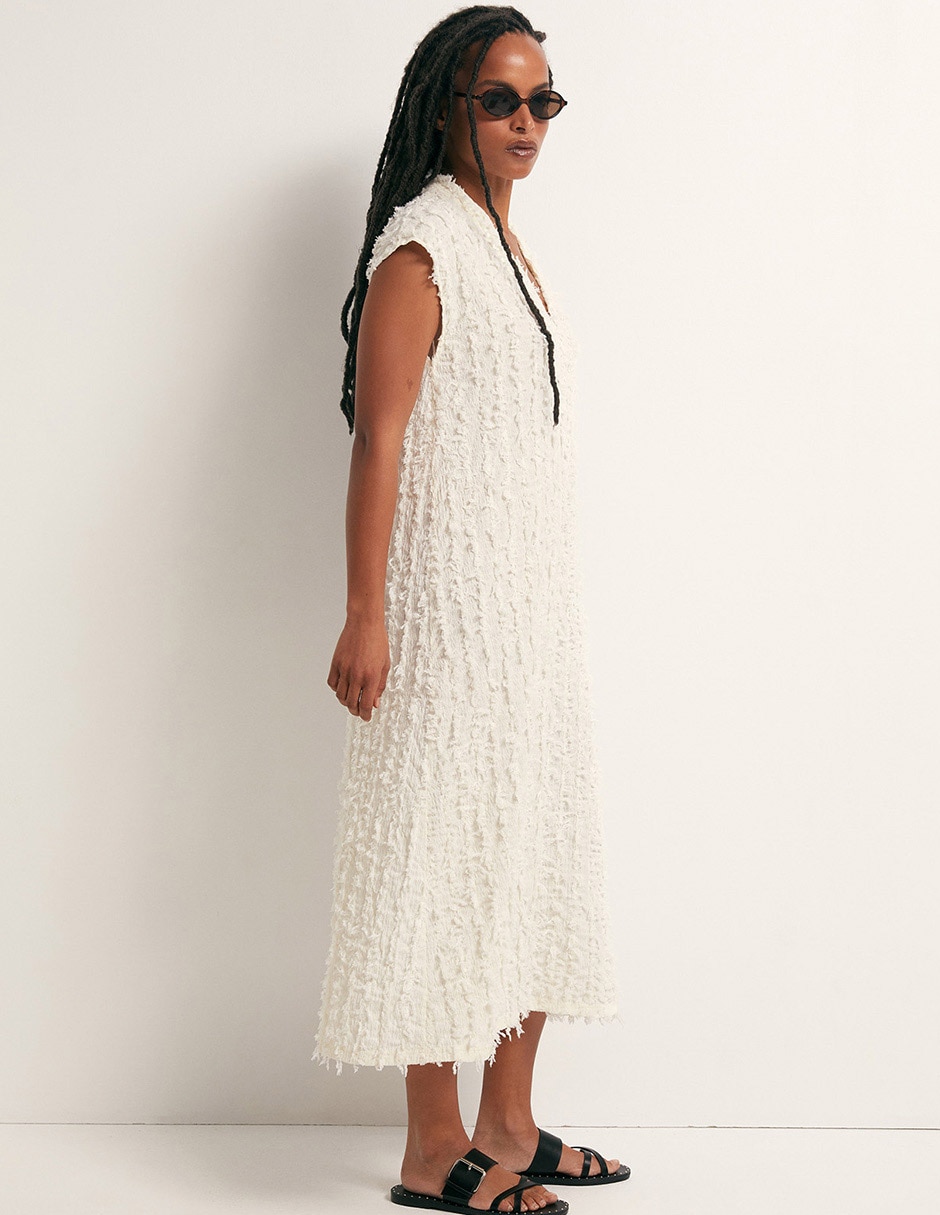 Vestido midi casual para mujer