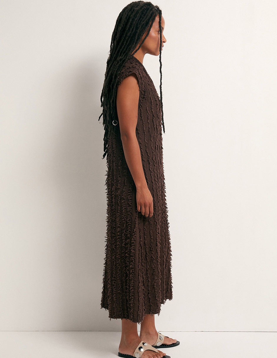 Vestido midi casual para mujer 4